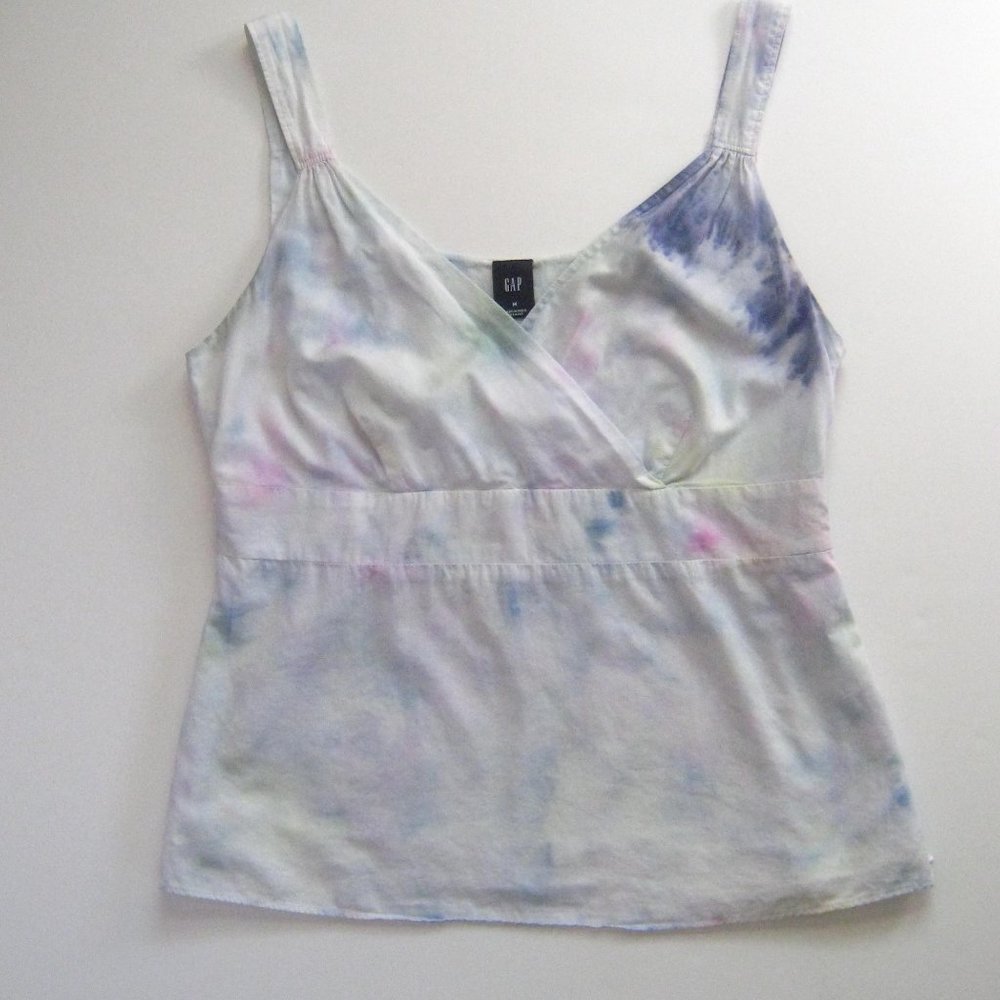 GAP tie dye cotton tank top